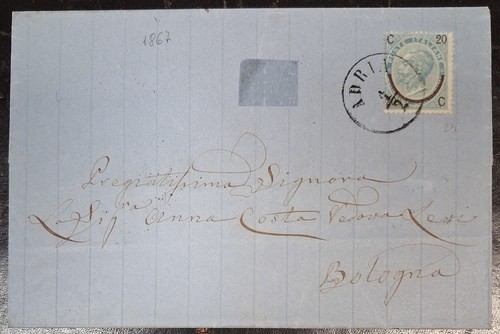 Adria rovigo 1867 centesimi - 1867,