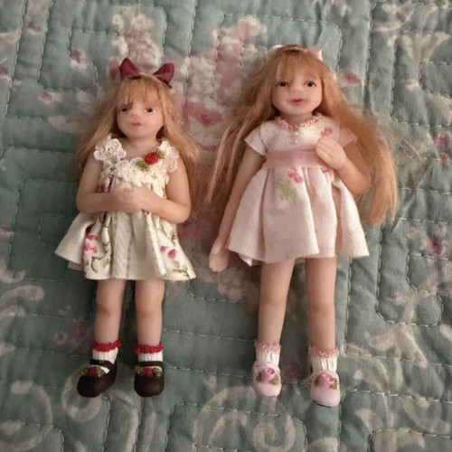 Bambole bambina miniatura - bambina,