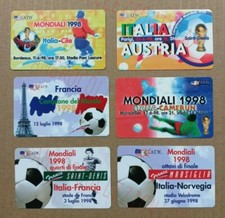 Serie di 6 Schede Telefoniche