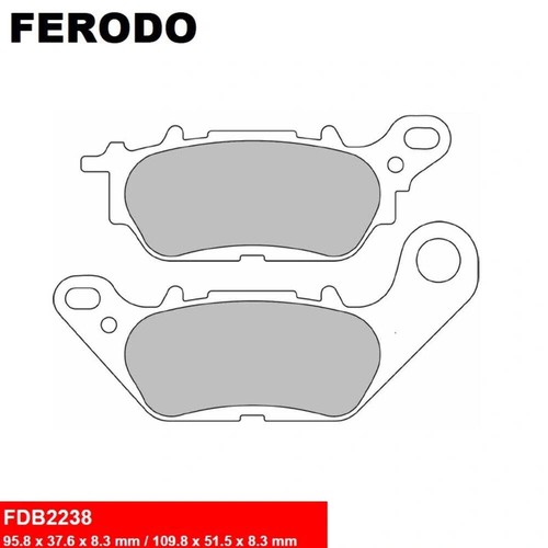 Plaquettes ferodo frein - plaquettes, de