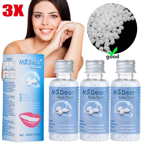 Resina denti finti colla - 3x,