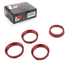 4 anelli di centraggio rosso scuro cerchi in lega mozzo ruota Ø 66,45 mm - Ø 57,1 mm per Renault