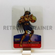 SAINT SEIYA LAMINCARDS Cavalieri dello Zodiaco EDIBAS - 36 Sirio Il Dragone