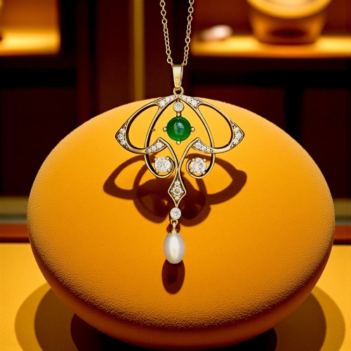 Collana pendente dorato - collana,