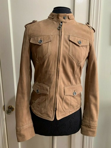 Giacca pelle scamosciata - , jean