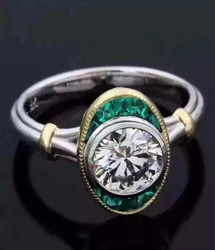 Anello fidanzamento oro - di, in
