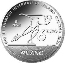 6 EURO ONCIA IN ARGENTO OLIMPIADI INVERNALI - MILANO