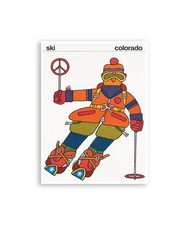 Skier Print Colorado Ski