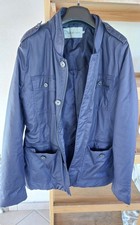 Calvin Klein Uomo GIUBBOTTO GIACCA CAPPOTTO IMPERMEABILE  Blu navy Taglia M