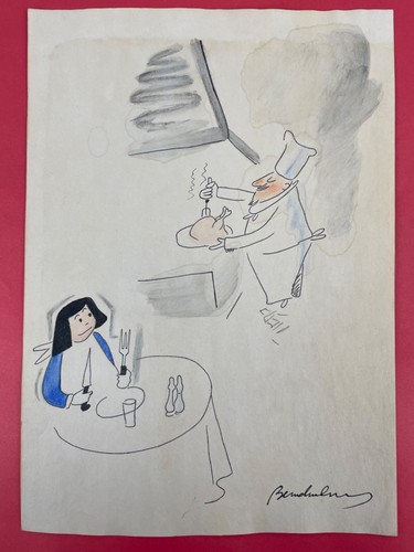 Ludwig bemelmans drawing - bemelmans,