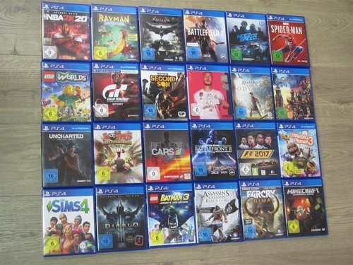 Playstation selezione giochi - selezione,