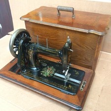 Antique naumann hand crank - hand,