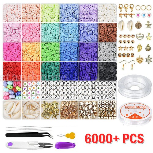 6000pcs set clay - clay, beads