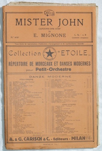 Mignone mister john - mister,