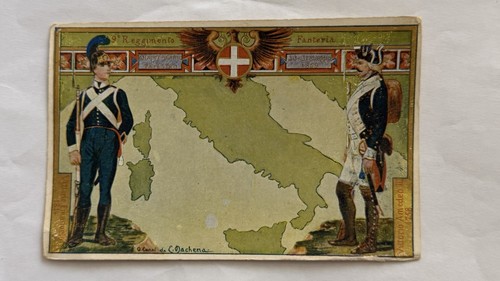 Cartolina siena reggimento - siena, 9
