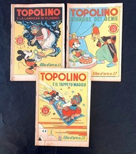 ALBI D'ORO 23 25 27 - TOPOLINO E LA LAMPADA ALADINO 3 episodi 1946. No Figurine