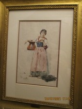 Pio Joris Acquerello su carta