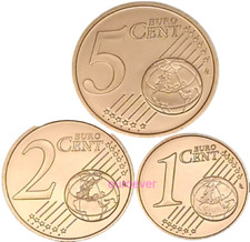 1 2 5 centesimi di euro UNC