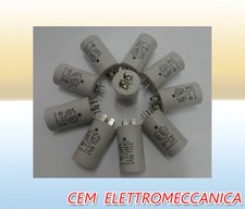: Stock 10 condensatori 16 MF motori elettrici. Condensatore con attacco faston 