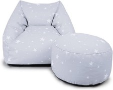 Set sedia e poggiapiedi Star