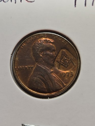 1973 masonic symbol stamped - symbol,