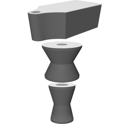 Adattatore anello 80mm - anello, per