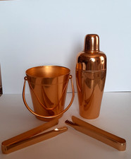 SET COCKTAIL COLOR RAME VINTAGE ANNI '70 + RICETTARI OMAGGIO