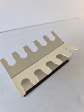 PORTATIMBRI LEBEZ IN METALLO VERNICIATO BEIGE 10 POSTI C/BASE PROFILATA IN GOMMA