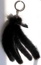 Portachiavi In Pelliccia Con
