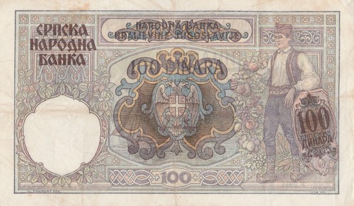 Serbia grossa banconota 100 - serbia,