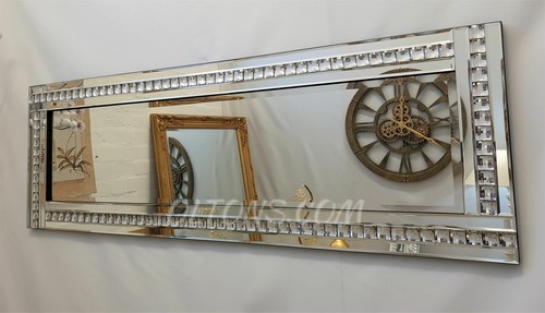Specchio smussato design - , vetro