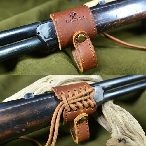 Fondina marrone con - , anello