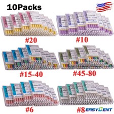 60 pz file dentali endo k lima