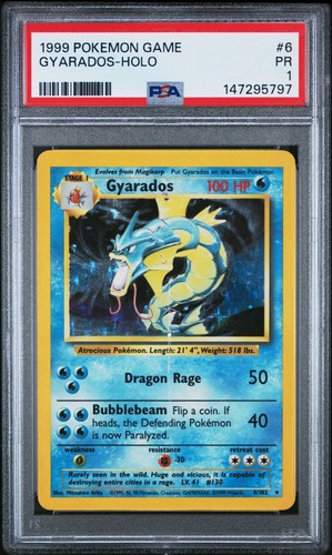 Pokémon gyarados holo rare - pokémon,