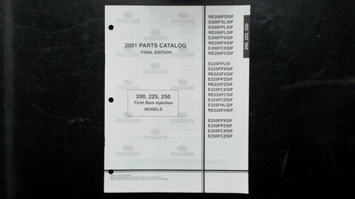 Catalogo ricambi evinrude 2001 - catalogo,