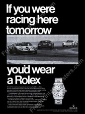 1960s Rolex watch Ford GT40
