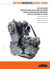 manuale officina riparazione KTM anno 2000-2006 + altri modelli in descrizione  