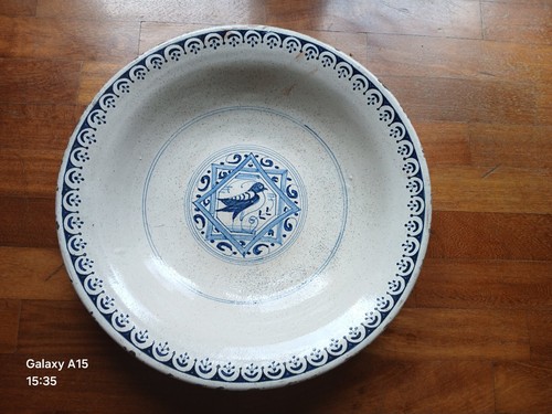 Antico piatto rotondo maiolica - antico,