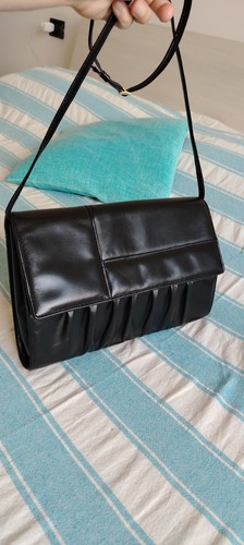 Borsa pelle nera - borsa, in