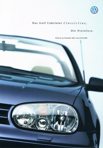Brochure listino prezzi - vw,