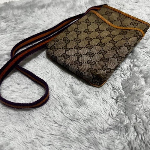 Gucci mini pochette tela - mini,