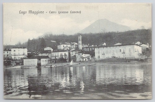 Lago maggiore cerro - lago, italia