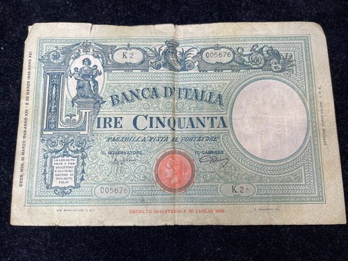 1943 italy lire - italy, 50