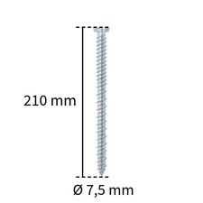 VITI PER CALCESTRUZZO 7,5X210