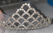 TIARA DA CERIMONIA E FESTE, PER CAPELLI, ELEGANTE E BRILLANTE