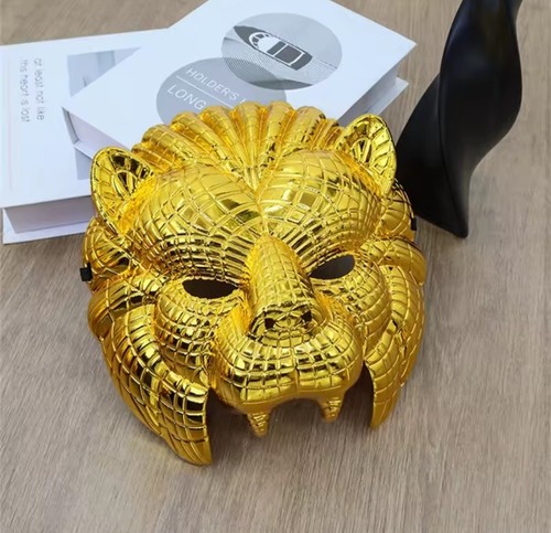Maschera leone oro - maschera,