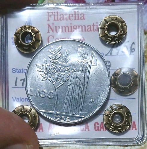 100 lire 1956 fdc uncirculated - lire,