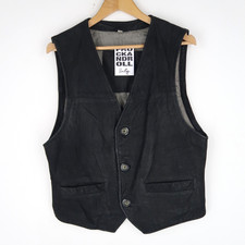 Gilet gilet vintage in pelle