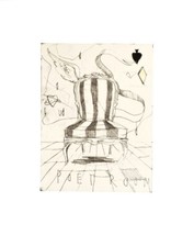 Luca Bellandi - Incisione ceramolle su fondino  - Poet Room - Certificata