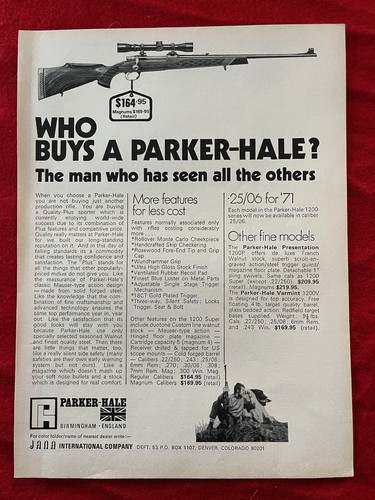 Pubblicità stampa parker hale - pubblicità,